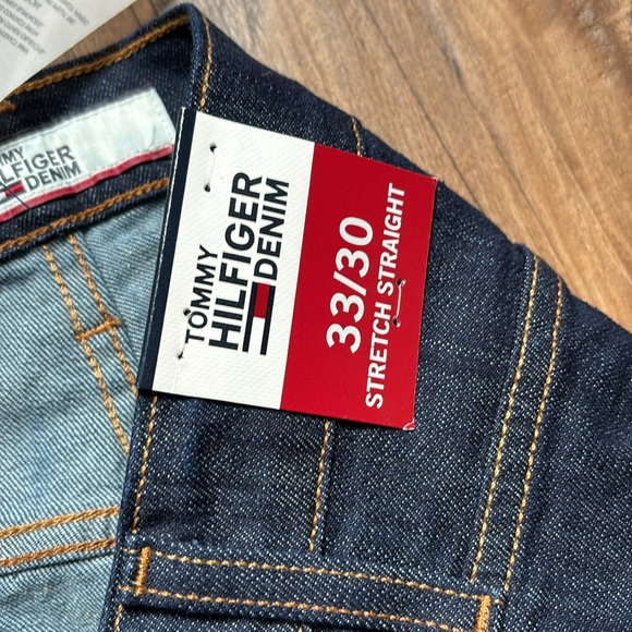 Tommy Hilfiger Blue Stretch Straight Jeans - Picture 5 of 6